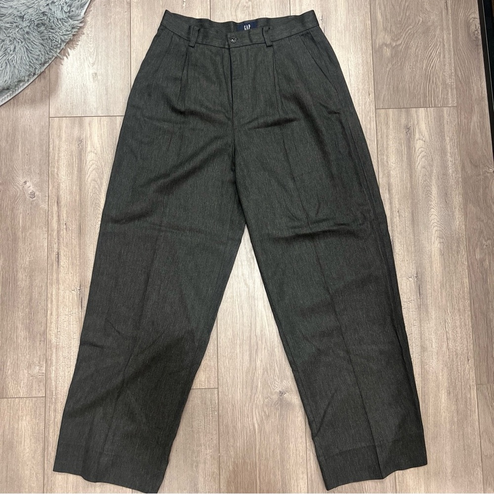 Gap Womens Pants Grey Size 12A Dress Pant High Rise